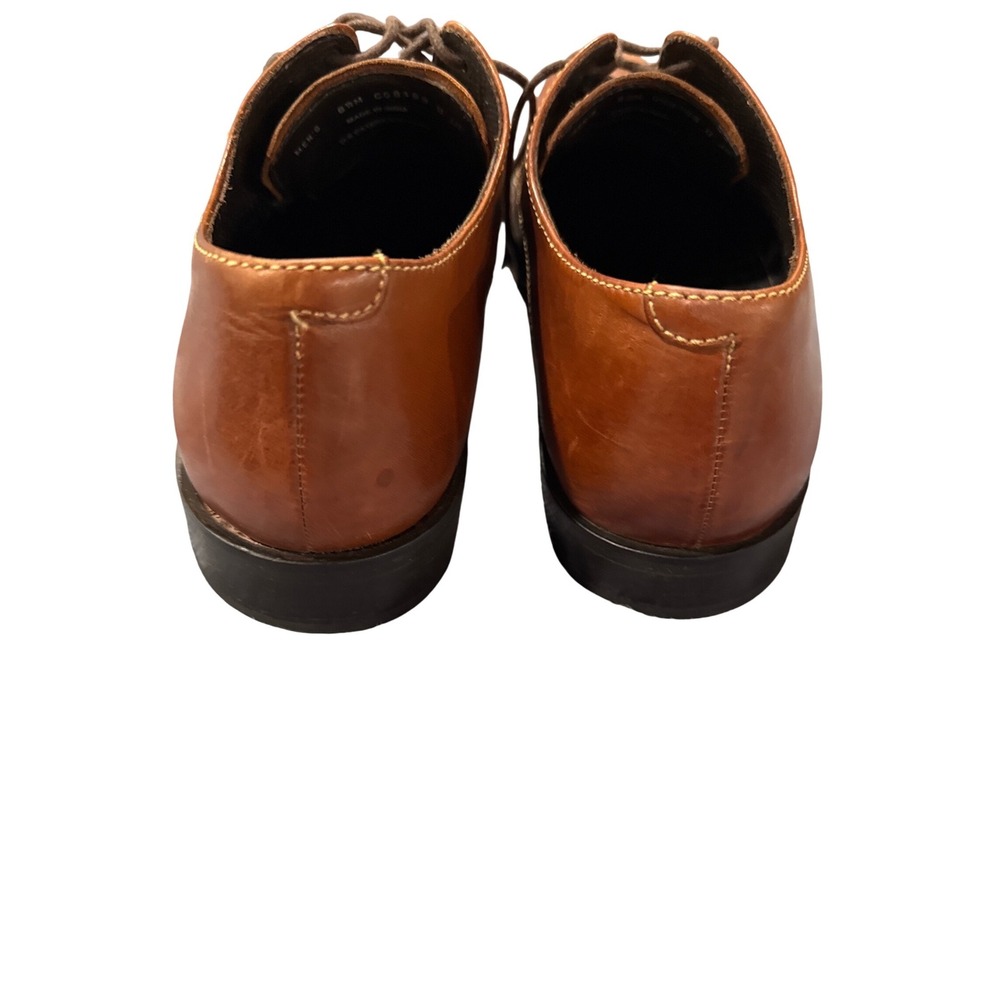 Cole Haan Air Giraldo Men 8.5 M British Tan Leather Apron Toe Oxfords C08189 - Picture 7 of 8